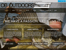 Tablet Screenshot of oboutdoors.com